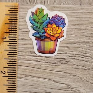 10/$10 Succulent Plant Sticker Gardening Cacti Grow